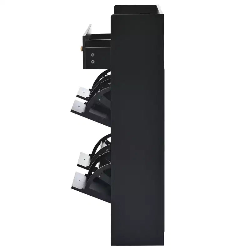 Okak Scarpiera Moderna, Organizer per Scarpe con 4 Cassetti a Ribalta e 2 Cassetti Semplici, Scarpiera Indipendente per Ingresso, Soggiorno