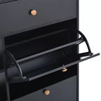 Okak Scarpiera Moderna, Organizer per Scarpe con 4 Cassetti a Ribalta e 2 Cassetti Semplici, Scarpiera Indipendente per Ingresso, Soggiorno