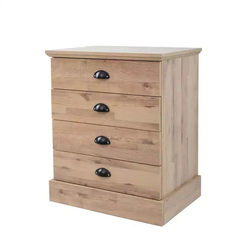 Comodino in legno a 4 cassetti AndMakers