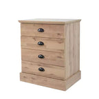 Comodino in legno a 4 cassetti AndMakers