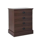 Comodino in legno a 4 cassetti AndMakers