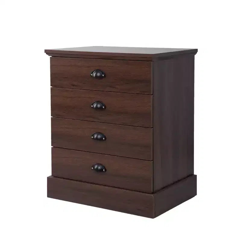 Comodino in legno a 4 cassetti AndMakers