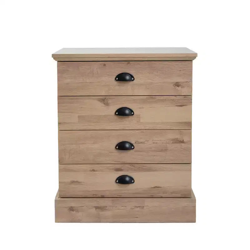 Comodino in legno a 4 cassetti AndMakers