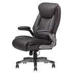 Sedia da ufficio ergonomica Okak Classic con braccioli regolabili, sedia comoda con girevole a 360 gradi e ruote, sedia da scrivania per ufficio, casa, grigio