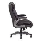 Sedia da ufficio ergonomica Okak Classic con braccioli regolabili, sedia comoda con girevole a 360 gradi e ruote, sedia da scrivania per ufficio, casa, grigio