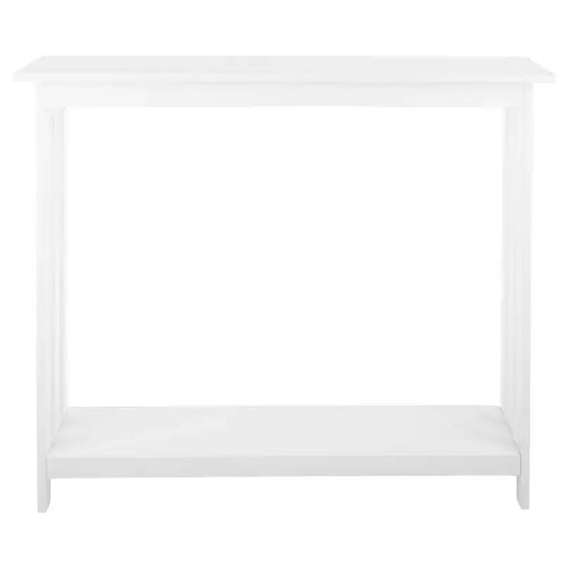 Tavolo consolle stretto a 2 ripiani Lavish Home, bianco
