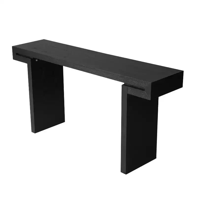 Okak 60IN Tavolo Consolle Lungo Rustico, Tavolo da Ingresso con Piano Spesso e Lungo, Tavolo d'Appoggio Rustico per Soggiorno, Corridoio