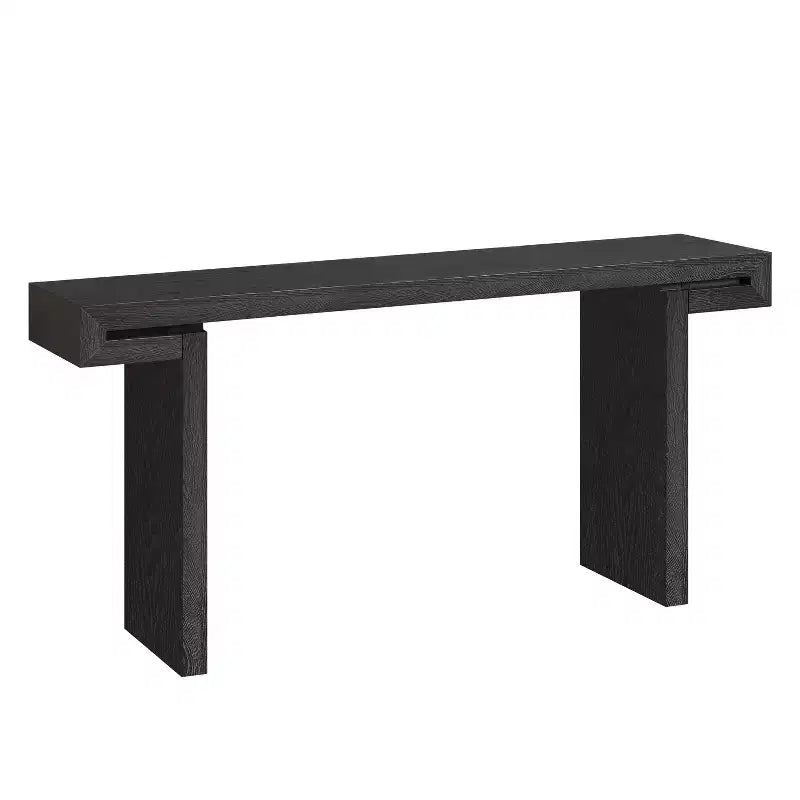 Okak 60IN Tavolo Consolle Lungo Rustico, Tavolo da Ingresso con Piano Spesso e Lungo, Tavolo d'Appoggio Rustico per Soggiorno, Corridoio
