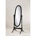 TUYOHW Oval Full Length Mirror,Vanity Mirror with Wood Frame for Bedroom,Living Room,Cloakroom