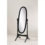 TUYOHW Oval Full Length Mirror,Vanity Mirror with Wood Frame for Bedroom,Living Room,Cloakroom