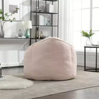 TUYOHW Poltrona Sacco con Poggiapiedi Imbottito, Sedia da Terra Imbottita in Schiuma per un Relax Totale, Set di Sedute Comode per Soggiorno, Camera da Letto
