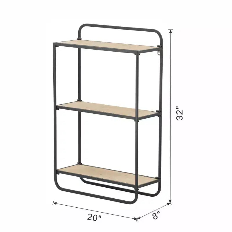 Scaffale da parete 20x8x32