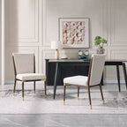 Christopher Knight Home Ulrika Sedie moderne da pranzo imbottite (set da 2)