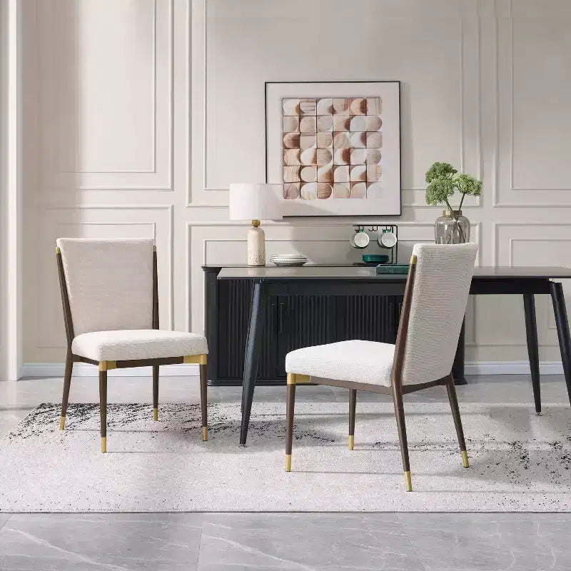 Christopher Knight Home Ulrika Sedie moderne da pranzo imbottite (set da 2)